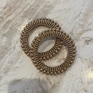 Indian Wedding Rajwada bangles antique gold